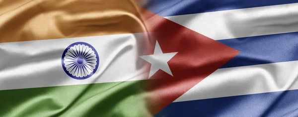 Índia e Cuba — Fotografia de Stock