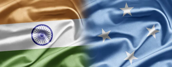 India and Federal States of Micronesia — Stock Photo, Image