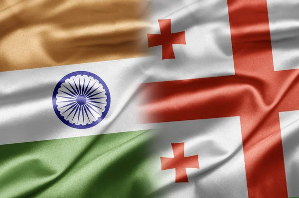 India y Georgia — Foto de Stock