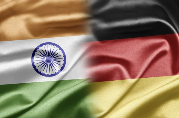 Індія та Німеччини — стокове фото