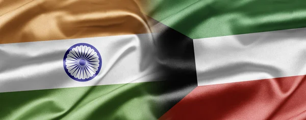 Indien och kuwait — Stockfoto