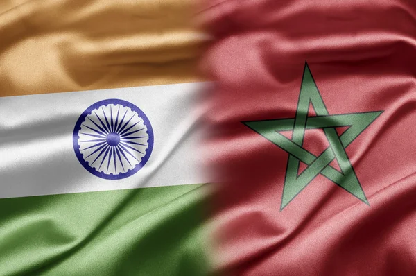 Indien och Marocko — Stockfoto