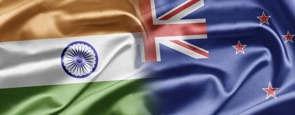 India and New Zealand — Stock Photo, Image