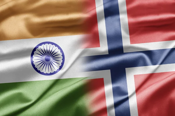 Hindistan ve Norveç — Stok fotoğraf