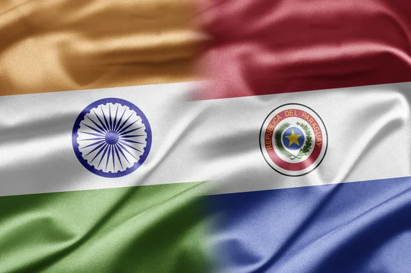 Indien und Paraguay — Stockfoto