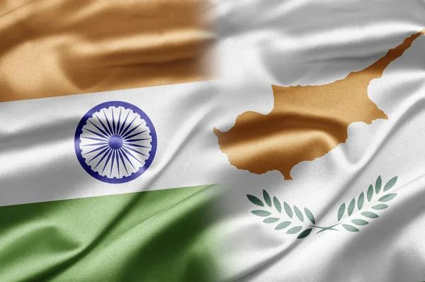 Індія та Кіпру — стокове фото