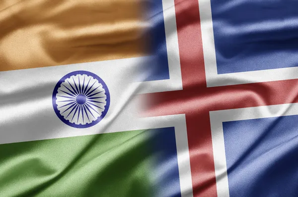 India and Iceland — Stock Photo, Image