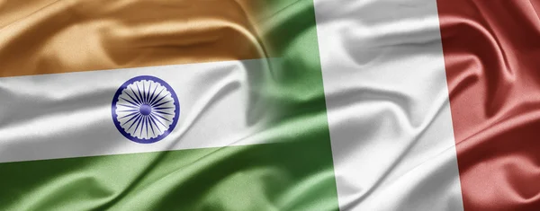 India e Italia — Foto de Stock