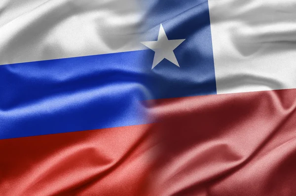 Oroszország és Chile — Stock Fotó