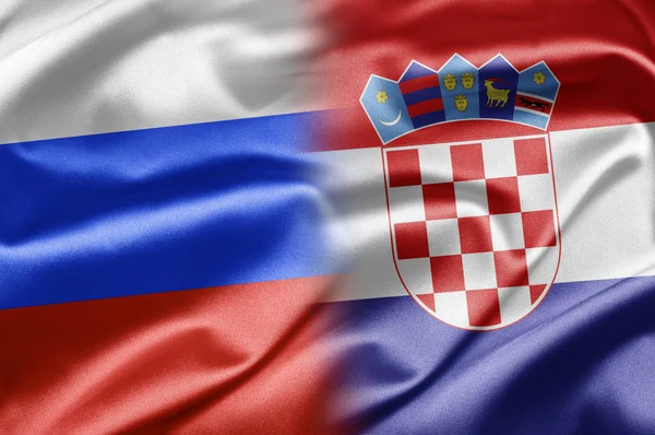 Russia e Croazia — Foto Stock