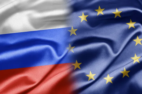 Russia and EU — Stock Photo, Image