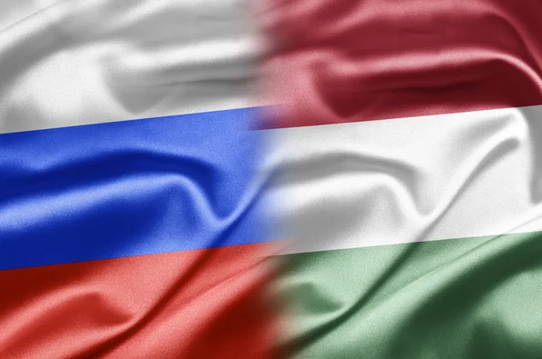 Ryssland och Ungern — Stockfoto