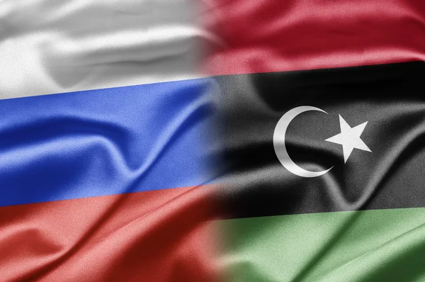 Russia and Libya — Stock Photo, Image