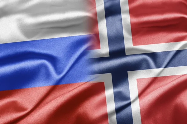 Russland und Norwegen — Stockfoto