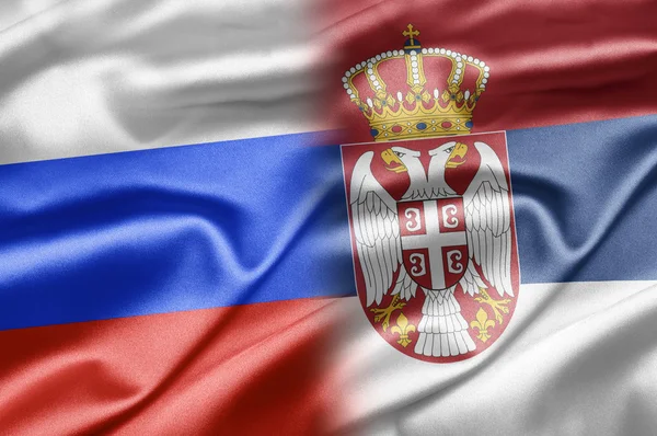 Russia and Serbia — Stock Photo, Image