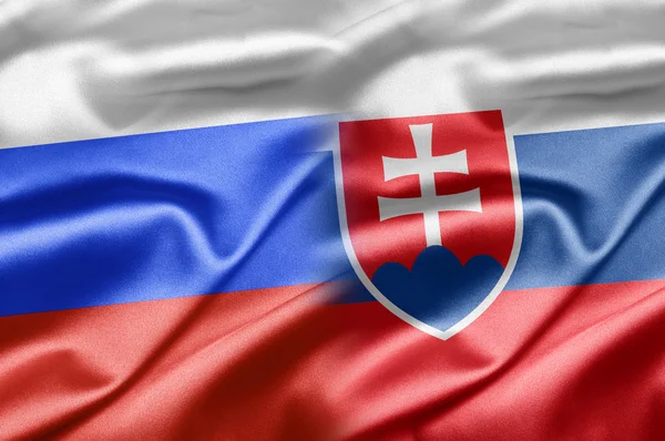 Ryssland och Slovakien — Stockfoto