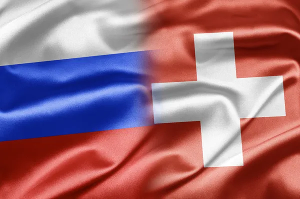 Rusia y Suiza — Foto de Stock