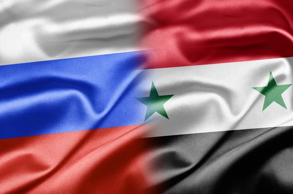 Россия и Сирия — стоковое фото