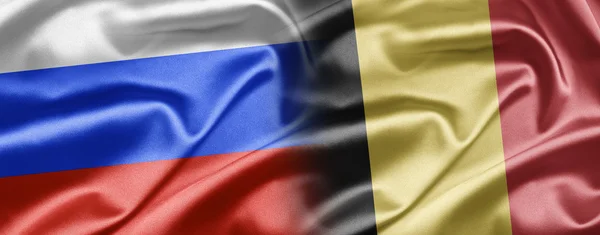 Russland und Belgien — Stockfoto