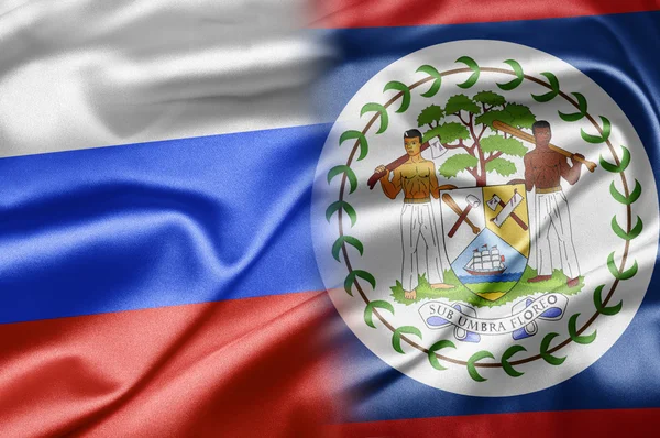 Rússia e Belize — Fotografia de Stock