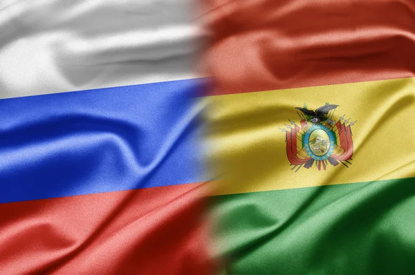 러시아와 볼리비아 — 스톡 사진