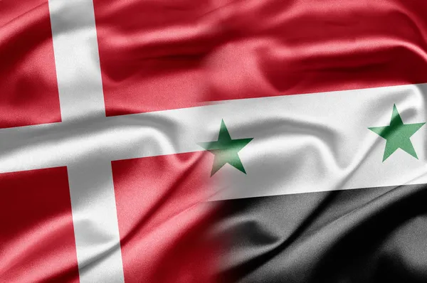 Denmark and Syria — Stock Photo, Image