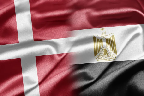 Danmark och Egypten — Stockfoto