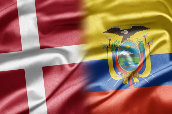 Dänemark und Ecuador — Stockfoto