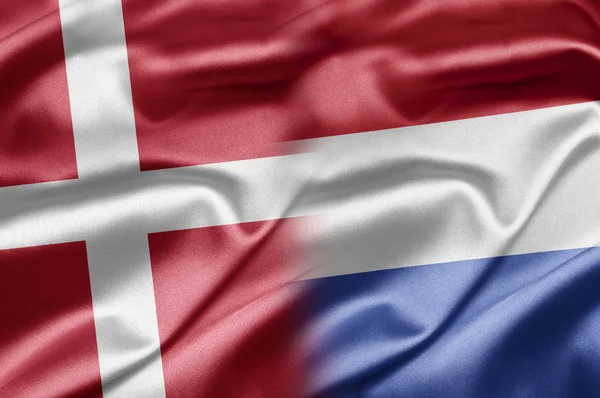 Danmark och Nederländerna — Stockfoto