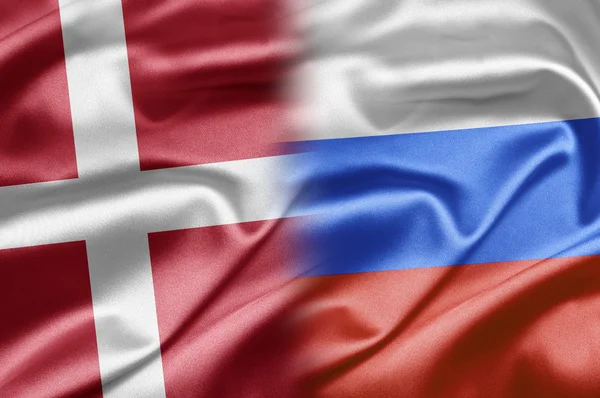 Denemarken en Rusland — Stockfoto