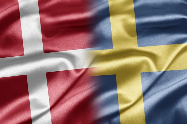 Danmark och Sverige — Stockfoto