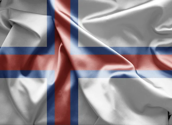 Прапор Фарерських островів — стокове фото
