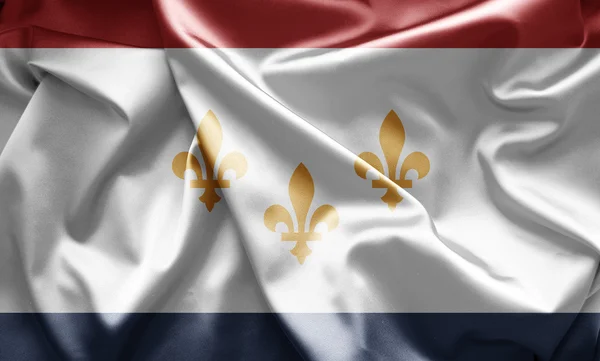 Nouvelle-Orléans, drapeau de la Louisiane — Photo