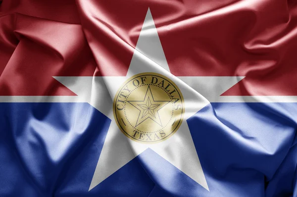 Flagge von Dallas — Stockfoto