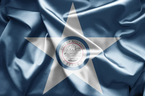 Vlajka z Houstonu, texas — Stock fotografie