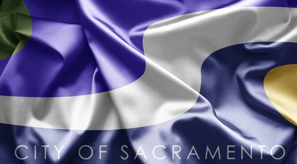 サクラメント カリフォルニア州の旗 — ストック写真