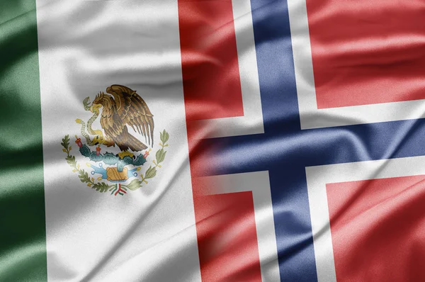 Meksikon ja Norjan välillä — kuvapankkivalokuva