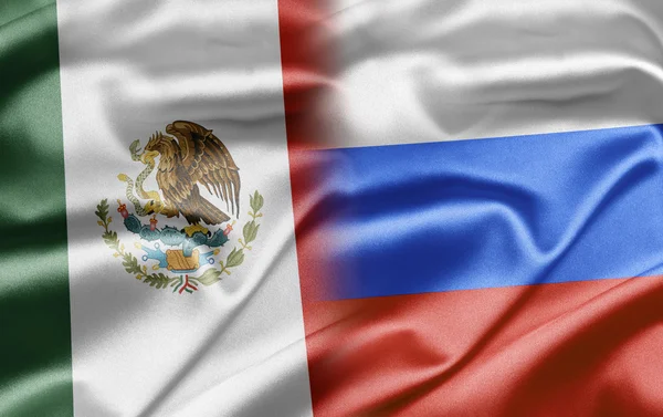Mexiko a Rusko — Stock fotografie