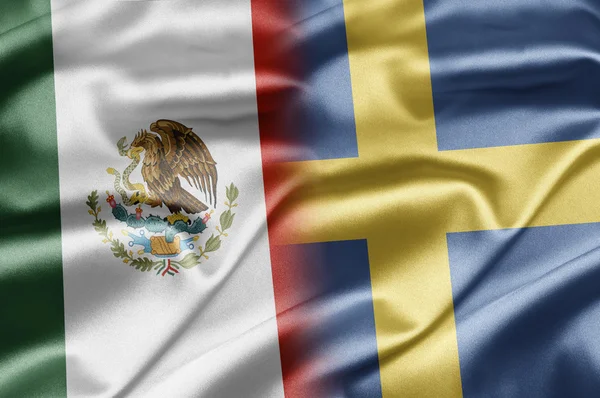 Mexiko und Schweden — Stockfoto