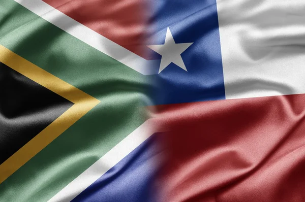 Dél-Afrika és Chile — Stock Fotó