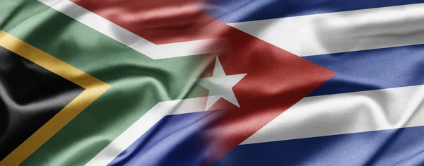 Jižní Afrika a Kuba — Stock fotografie