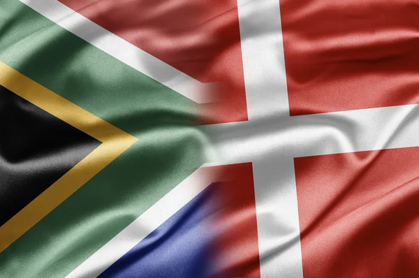 Sydafrika och Danmark — Stockfoto