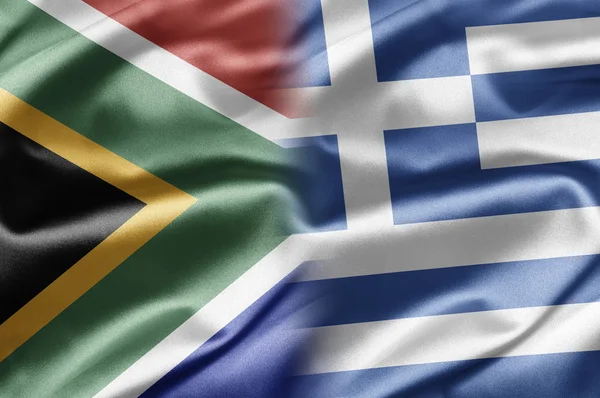 Jižní Afrika a Řecko — Stock fotografie
