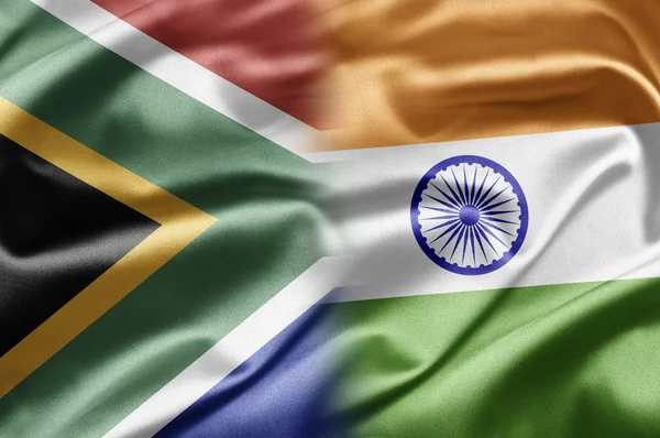 Sudáfrica y la India — Foto de Stock