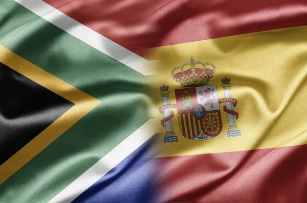 Dél-Afrika és Spanyolország — Stock Fotó