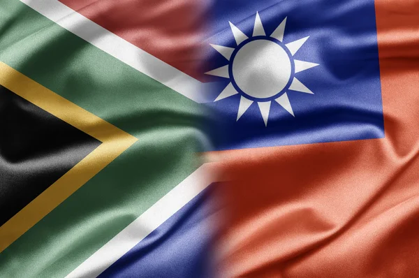 Zuid-Afrika en taiwan — Stockfoto