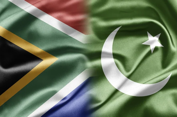 Republika Południowej Afryki i pakistan — Zdjęcie stockowe