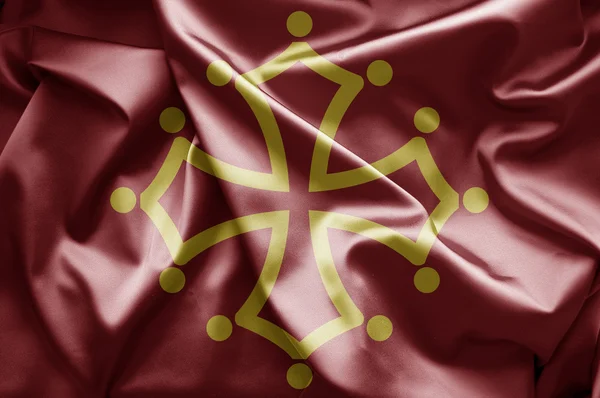 Flag of Midi-Pyrenees — Stock Photo, Image