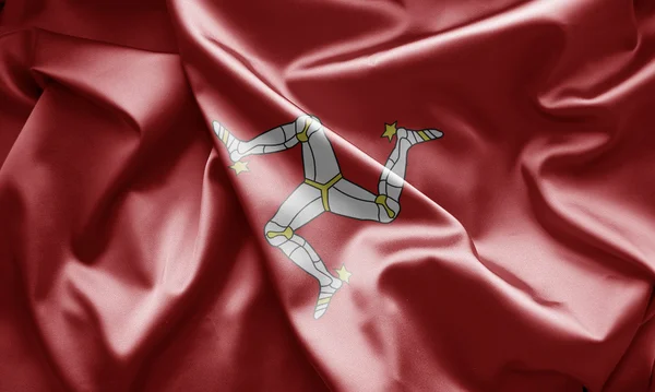 Flagge der Insel des Menschen — Stockfoto