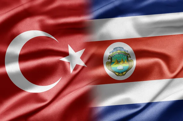Турция и Коста-Рика — стоковое фото